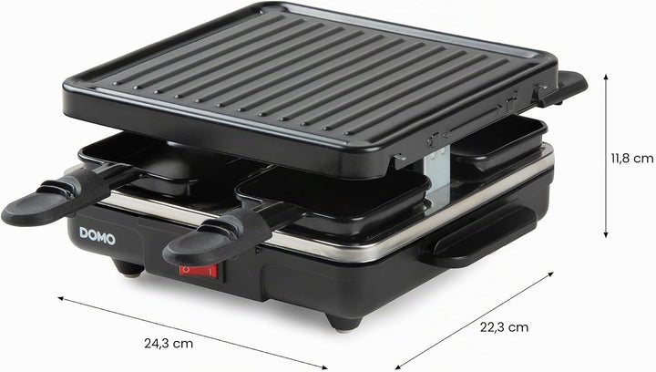 Domo DO9147G Raclette, Metall, 1 Liter,