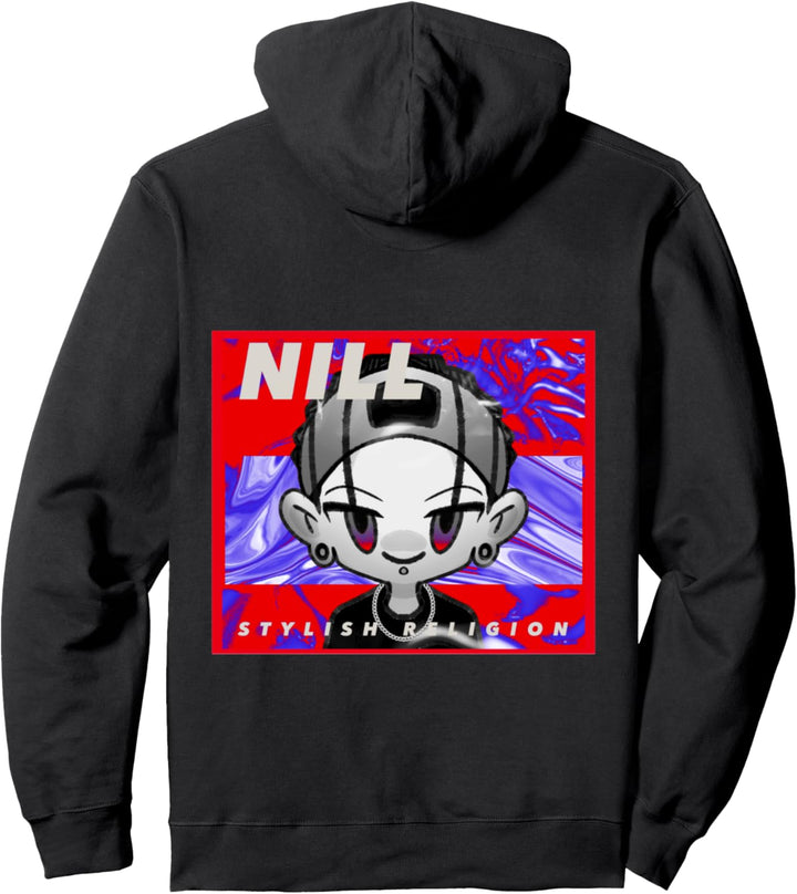 NAR-T-0008-STYLISH RELIGION 釈迦NILL Pullover Hoodie