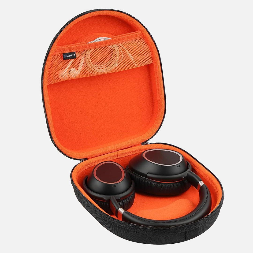 Geekria Tasche Kopfhörer für MEE Audio AF62, Sentey LS-4430 and More, Schutztasche für Headset Case,