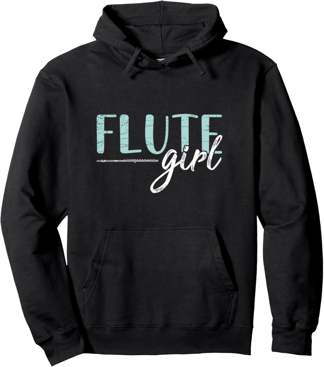 Flöten Mädchen Klassische Musik Geschenk Flötist Pullover Hoodie