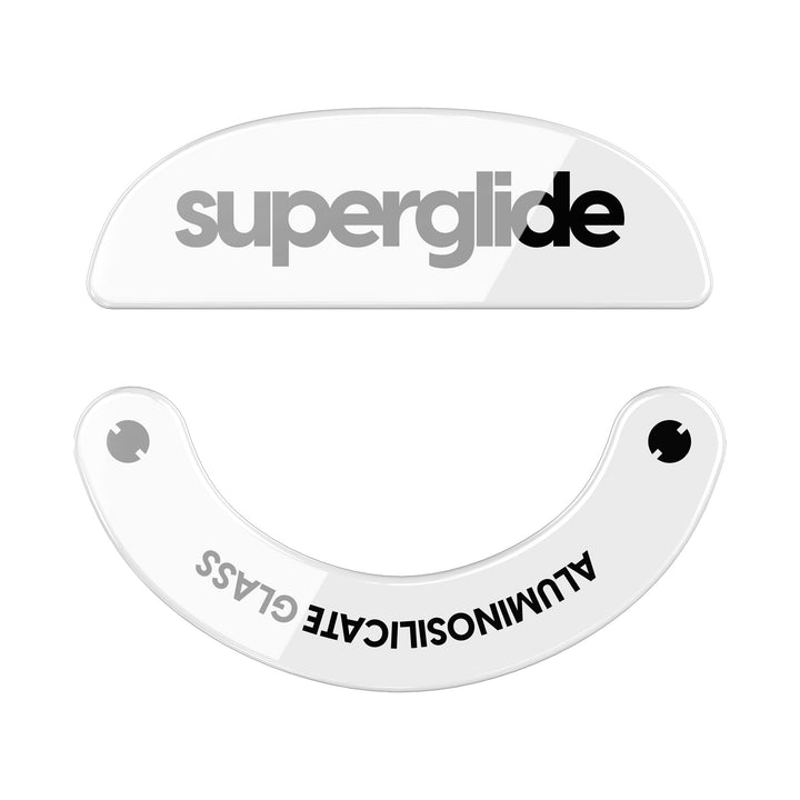 Superglide – Schnellste und glatteste Mausfüsse/Skates aus ultrastarkem, makellosem Glas, superschne