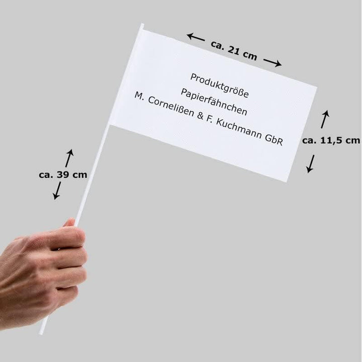 Everflag Papierfähnchen: rot-blau 1000er Packung Menge-4: 1000er Packung, Menge-4: 1000er Packung