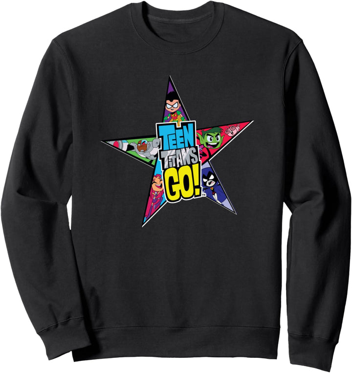 DC Comics Teen Titans Go Star Logo Sweatshirt