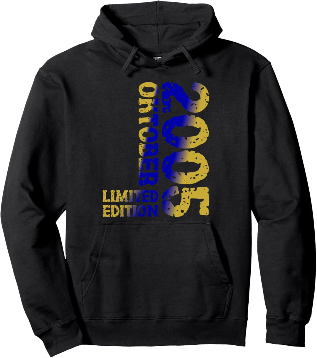 18. Geburtstag Frauen Männer Limited Edition Oktober 2005 Pullover Hoodie