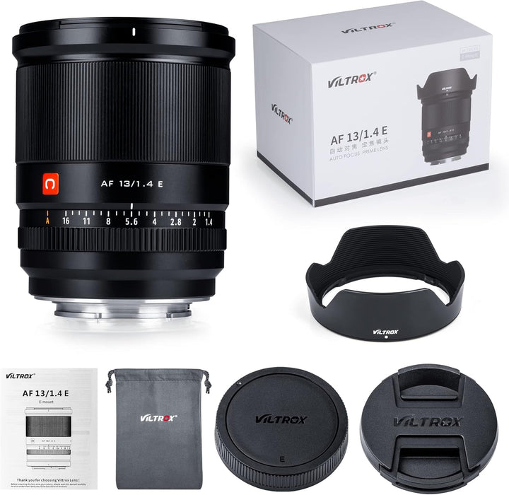 VILTROX AF13mm F1.4 E-Mount Weitwinkel Objektiv APS-C Prime für Sony E ZV-E10 aa6600 a6700 ZV-E10 FX