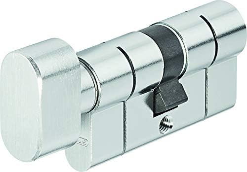 ABUS Cylindre KD6PSN Z50/K35 Bkn 50+35 Vernickeltes Messing, 50+35 Vernickeltes Messing