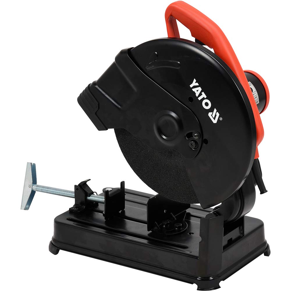 YATO Profi Metall-Kreissäge | 2450 Watt | Softstart | 0-45° | 4000 U/min | Metall Kappsäge Gehrungss