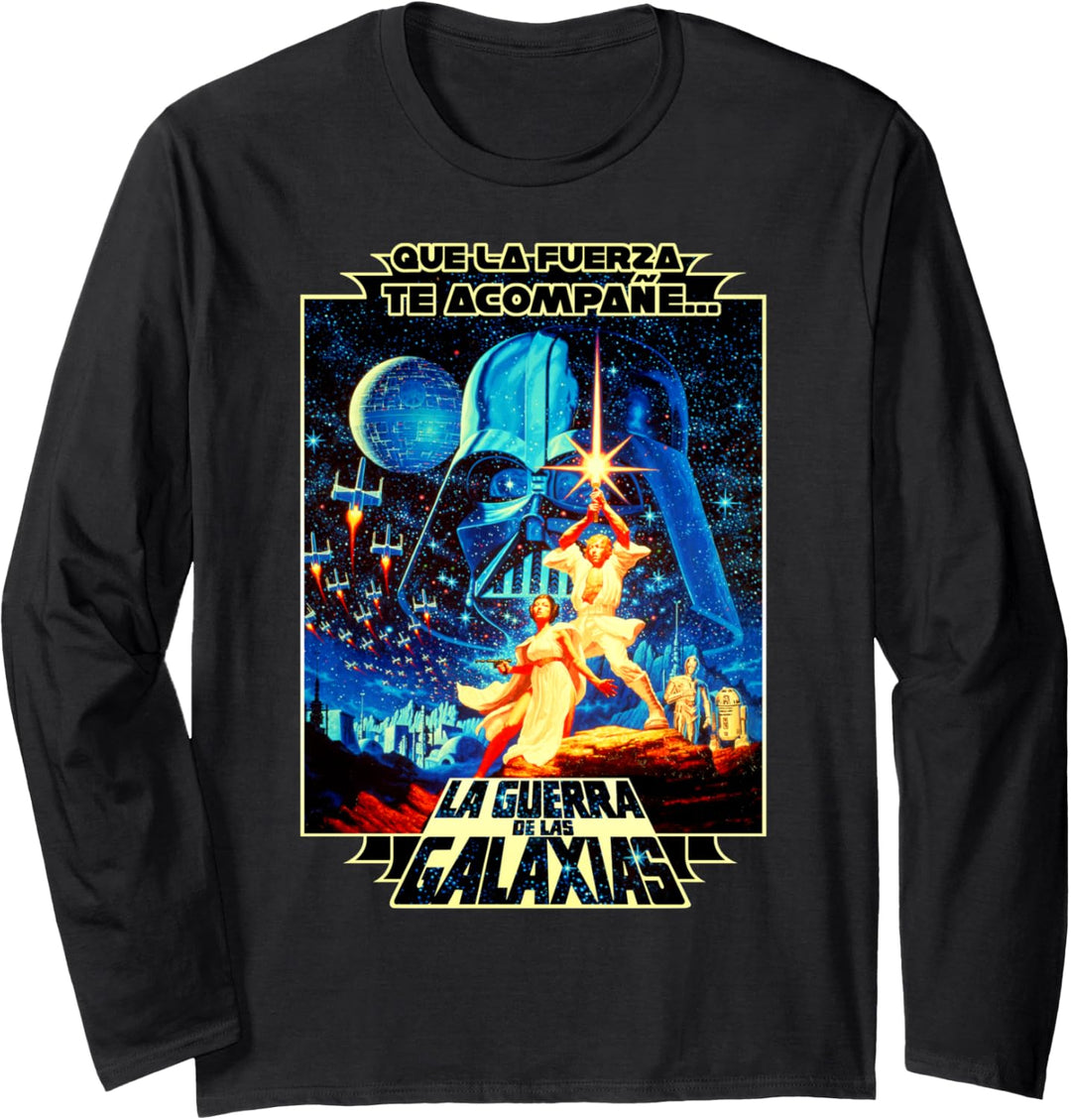 Star Wars The Empire Strikes Back Classic Movie Poster Langarmshirt