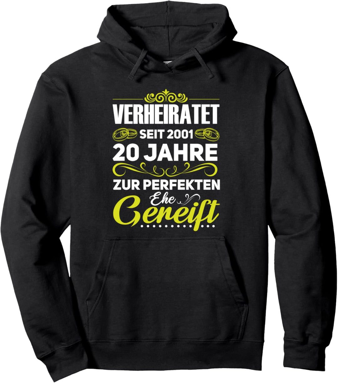 20. Hochzeitstag Porzellanhochzeit Ehefrau Pullover Hoodie