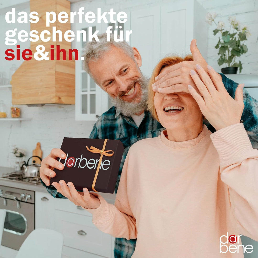 DarBene C-Series 2teilig Profi Küchenmesser aus deutschem Edelstahl, Filetiermesser 18cm, Santoku Me