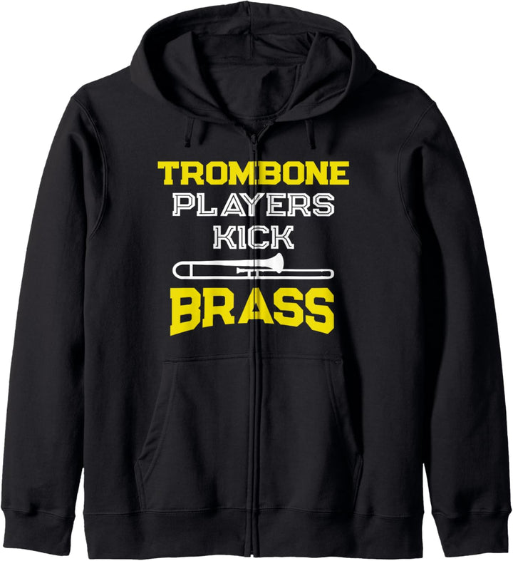 Trombone Players Kick Brass For Slide Brass Players Kapuzenjacke