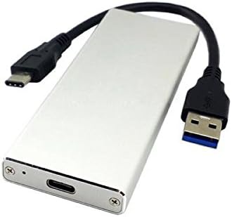 System-S Externes SATA 2.5 Festplattengehäuse mit USB 3.1 Type C Ausgang Hard Drive Case E431 Y510P