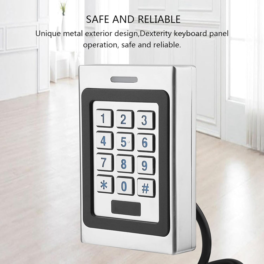 ASHATA RFID Türöffner Codeschloss, wasserdichte Tür Zutrittskontrollsystem Access Control System,RFI