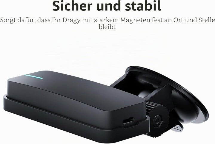 Offizielle dragy Mount, Fenster-Saugnapfhalterung kompatibel mit dragy DRG69/70 Serie GPS-basiertes