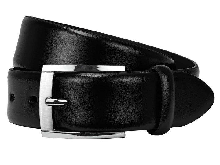 LLOYD-Herren-Ledergürtel 35 mm Dorn-Schliesse Schwarz 90, Schwarz 90
