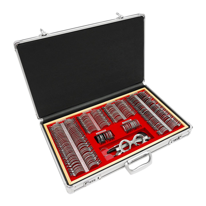 266 PCS Testlinsen-Set, Trial Lens Testlinsen-Set, Metal Optometry Testlinsen Optical Trial Lens Set