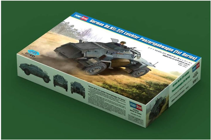 Hobby Boss 83811 - Modellbausatz German Sd.Kfz.221 Leichter Panzerspahwag
