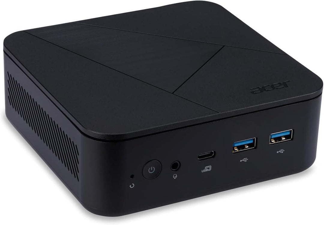 acer Mini PC | Veriton NUC | Schwarz | N100 | RAM: 8GB | SSD: 500GB | Windows 11 Pro | Office 2024 P