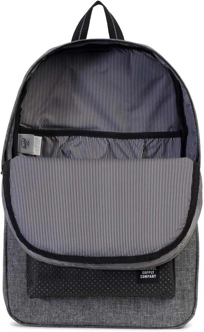 Herschel Heritage Backpacks Classic 21L - Tagesrucksack Raven Crosshatch Grey, Raven Crosshatch Grey