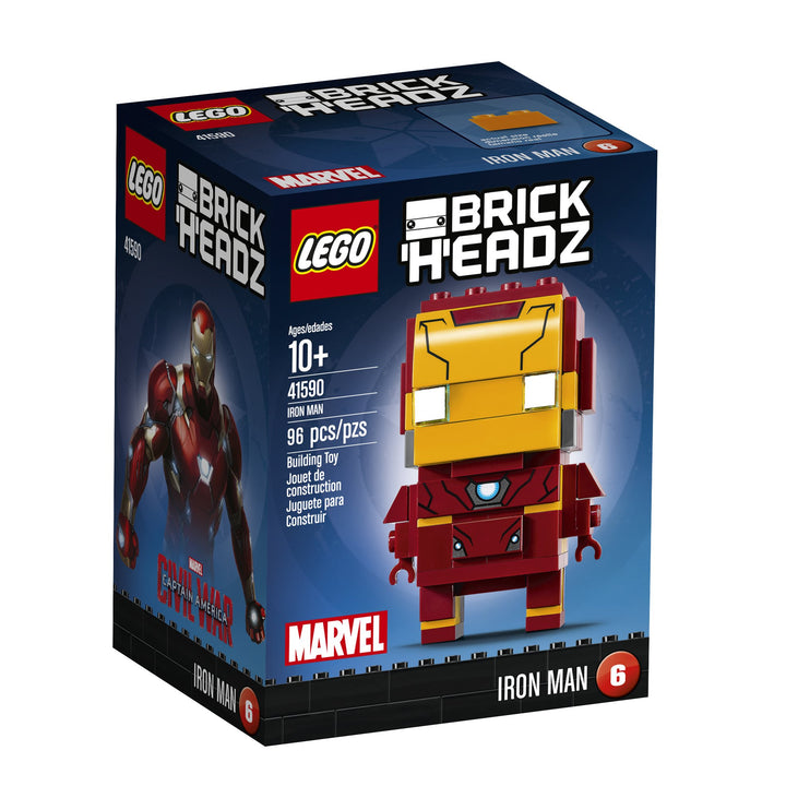 LEGO Brickheadz 41590 - "Iron Man Konstruktionsspiel, bunt 41590 Iron Man, 41590 Iron Man