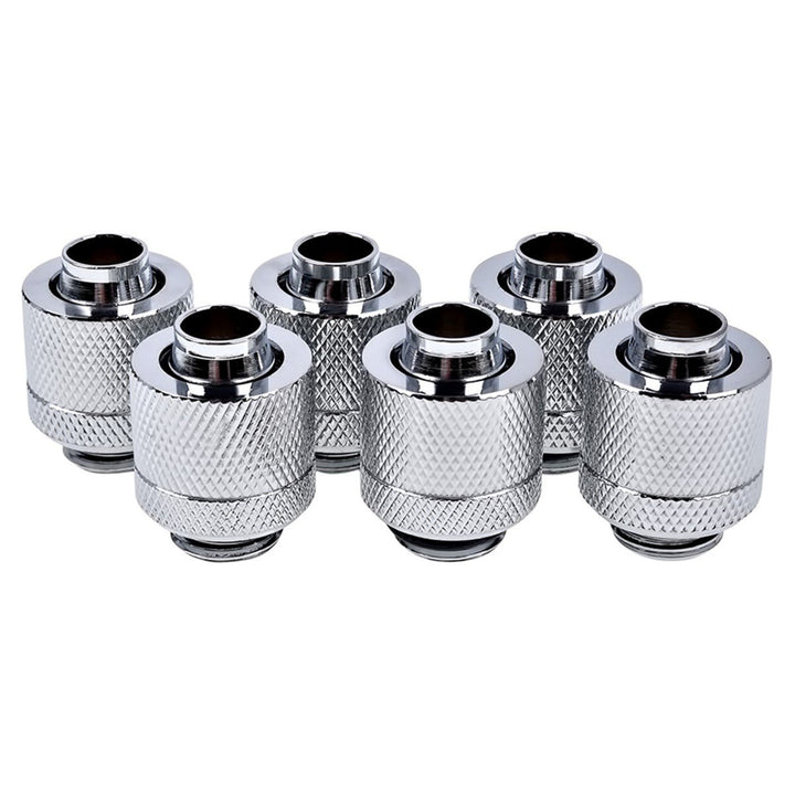 Alphacool 17229 Eiszapfen 13/10mm Anschraubtülle G1/4 - Chrome Sixpack Wasserkühlung Anschlüsse