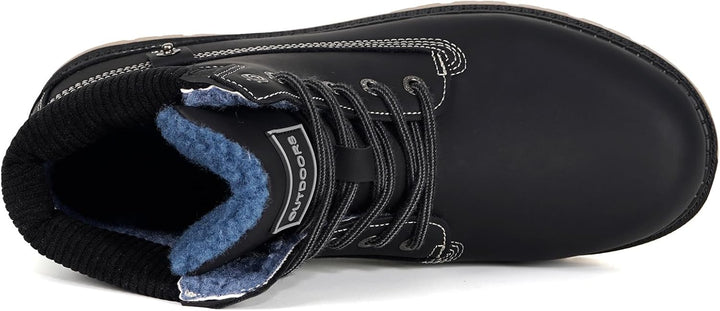Unisex Winterstiefel Warm Winterschuhe Gefütterte Stiefeletten Wasserdicht Boots Gr.36-47 37 EU Schw