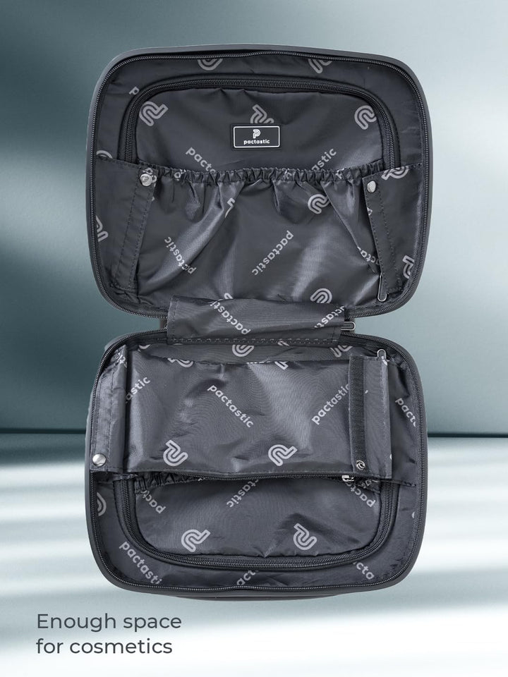 Hartschalen Handgepäck Kosmetik-Koffer | Stabiles Beauty-Case mit Aufsteckfunktion | 34 x 17 x 27 cm