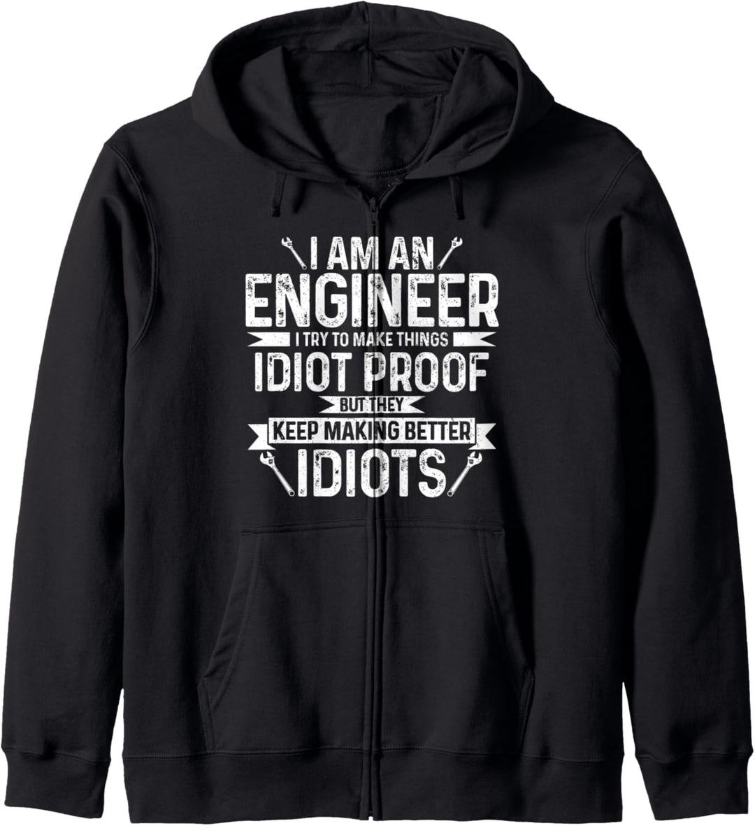 Lustige Ingenieur-Geschenke und -Bekleidung. Kapuzenjacke