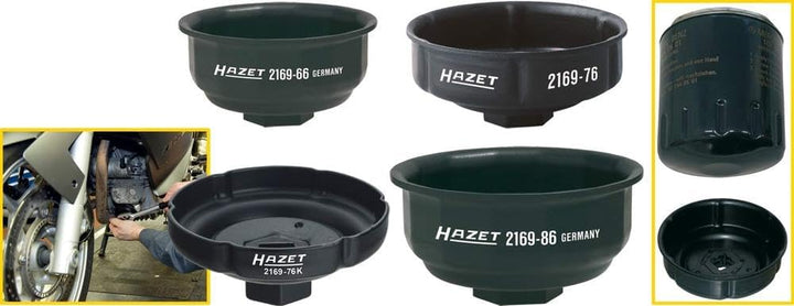 Hazet 2169-66 Öl-Filterschlüssel Ölfilter-Durchmesser: 66 mm, Ölfilter-Durchmesser: 66 mm