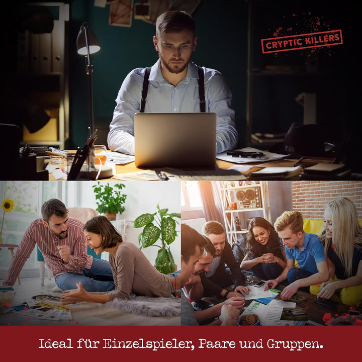 Cryptic Killers Krimi-Spiel Ungelöste Mordfälle, Untersuchung von Cold Case-Akten – Indizien/Hinweis