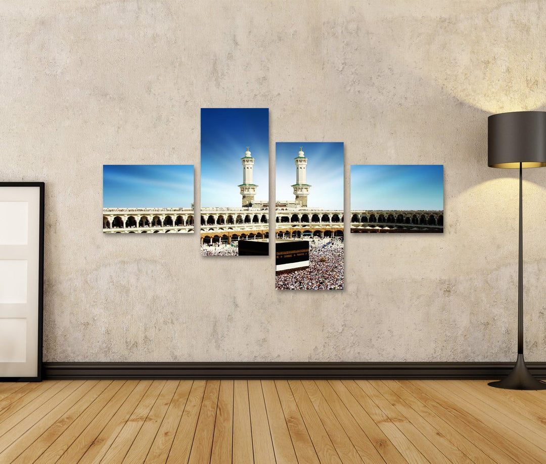 islandburner Bild auf Leinwand Kaaba Mekka Saudi Arabien Wandbild Poster Kunstdruck Bilder Format: 1