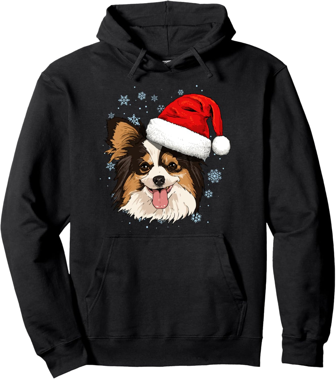 Papillon Weihnachtsmütze für Jungen und Mädchen Pullover Hoodie