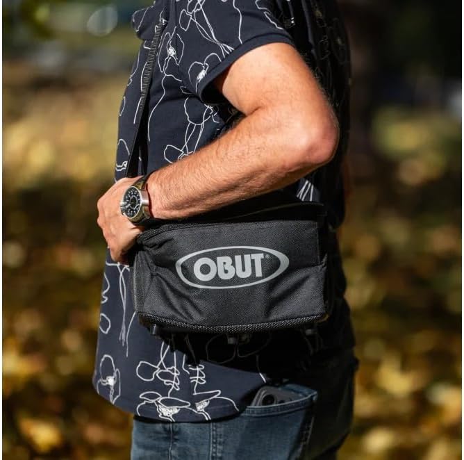 Obut - Tragetasche für 3 Kugeln, Grau – Tasche für Boccia-Kugeln – Dunkelgrau – Einheitsgrösse, grau