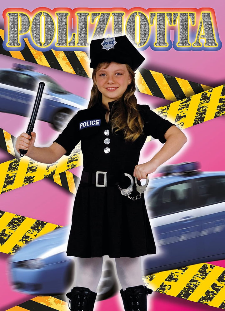 Ciao 61223.L Kinderkostüme, Mädchen, Schwarz, 6-8 anni 6-8 Jahre, 6-8 Jahre