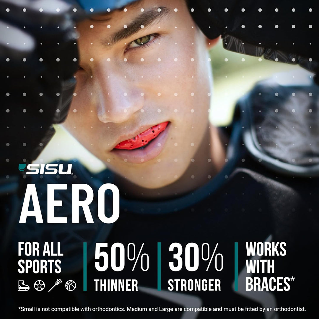 SISU Erwachsene Nextgen Aero Zahnschutz L Hot Pink, L Hot Pink