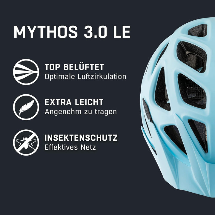 ALPINA MYTHOS 3.0 - Leichter, Optimal Belüfteter &amp; Anpassbarer Fahrradhelm Mit Antibakteriellen Pols