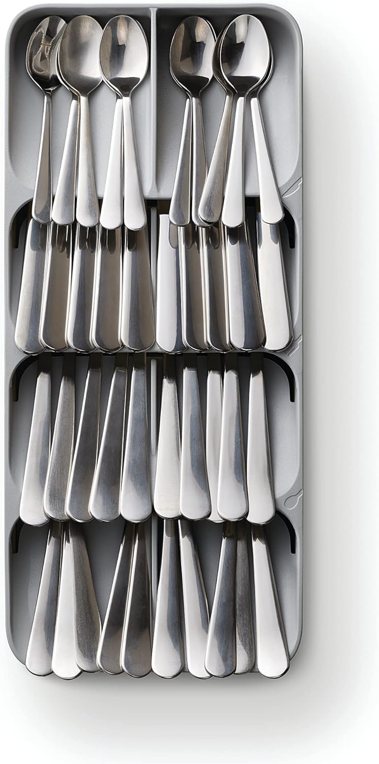 Joseph Joseph Drawer Store - Grosser kompakter Besteckschubladen-Organizer, 8 Fächer, für 48 Teile -