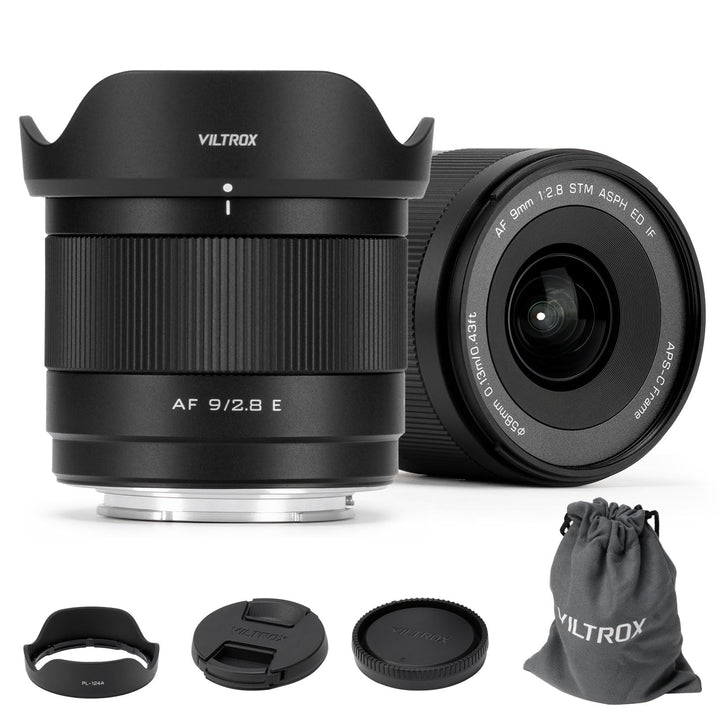 VILTROX 9mm F2.8 Air E Mount Kameraobjektiv Lens für Sony E APS-C Autofokus Ultraweitwinkelobjektiv
