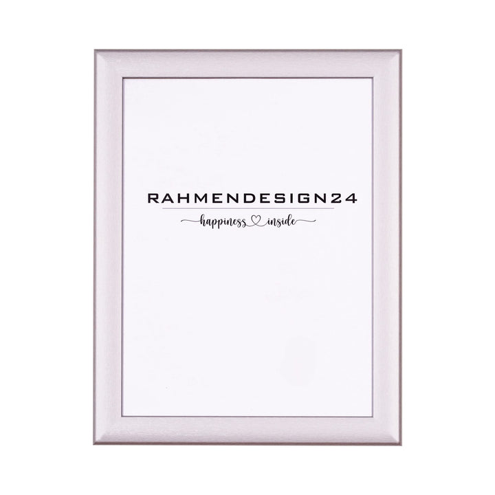 Rahmendesign24 Bilderrahmen Fiona 50x70 (POSTERFORMAT) Alu gebürstet Fotorahmen, Wechselrahmen, Post