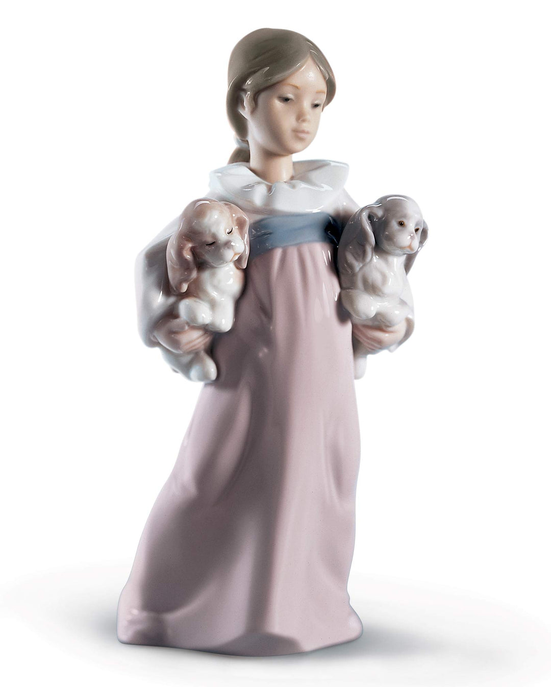 LLADRÓ Mädchen-Figur Komm, Lass Uns Spielen. Mädchen. Porzellan.