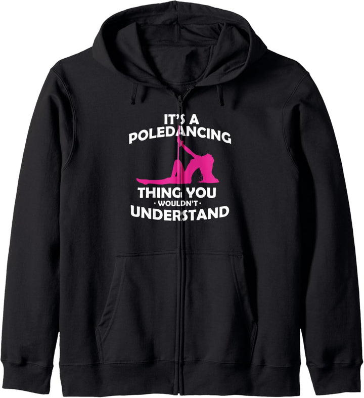 Poledance Pole Tänzerin Stangentanz Pole Fitness Kapuzenjacke