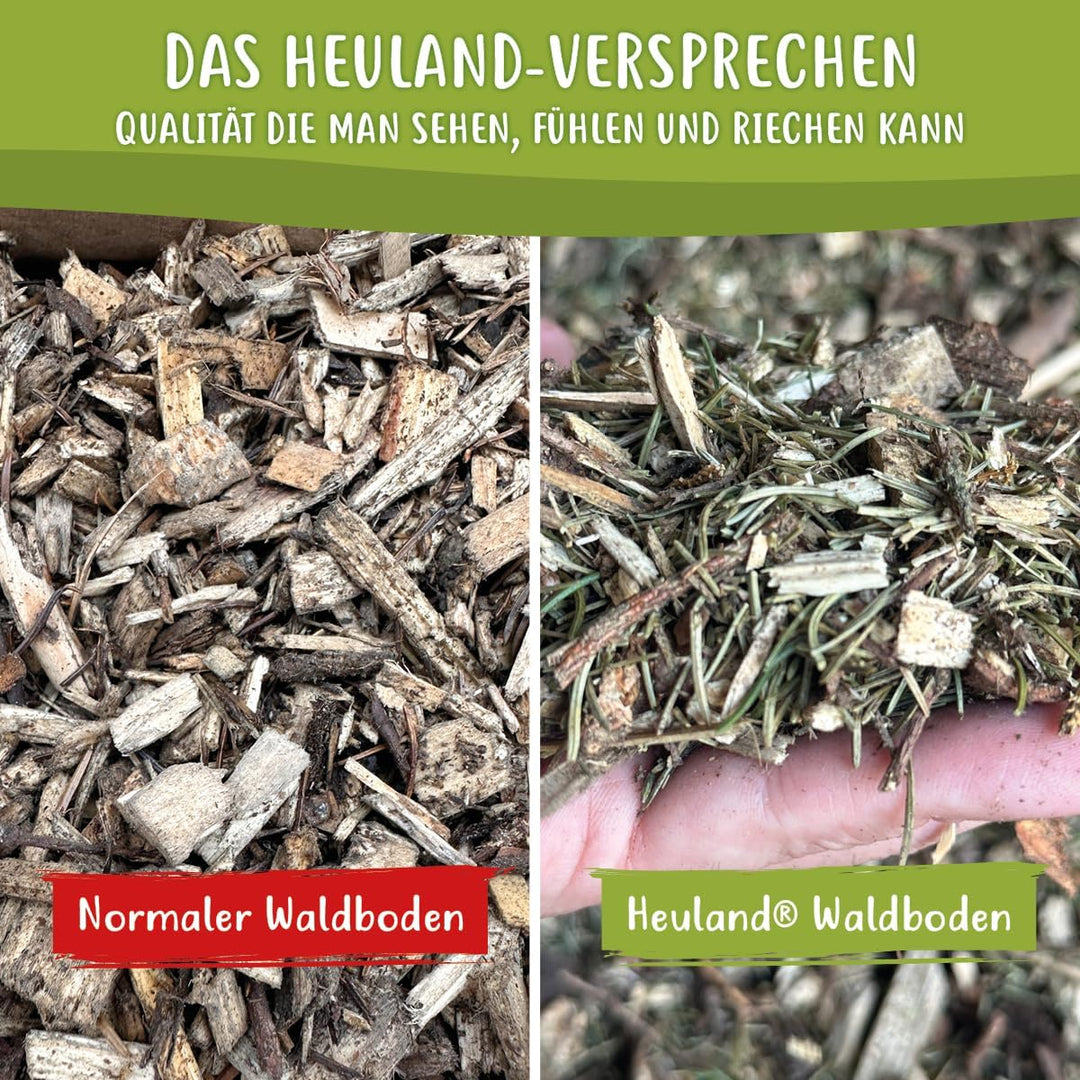 Waldboden-Einstreu 2X 40L – natürliches Einstreu mit Tannen & Fichtennadeln – extrem saugstark & ger