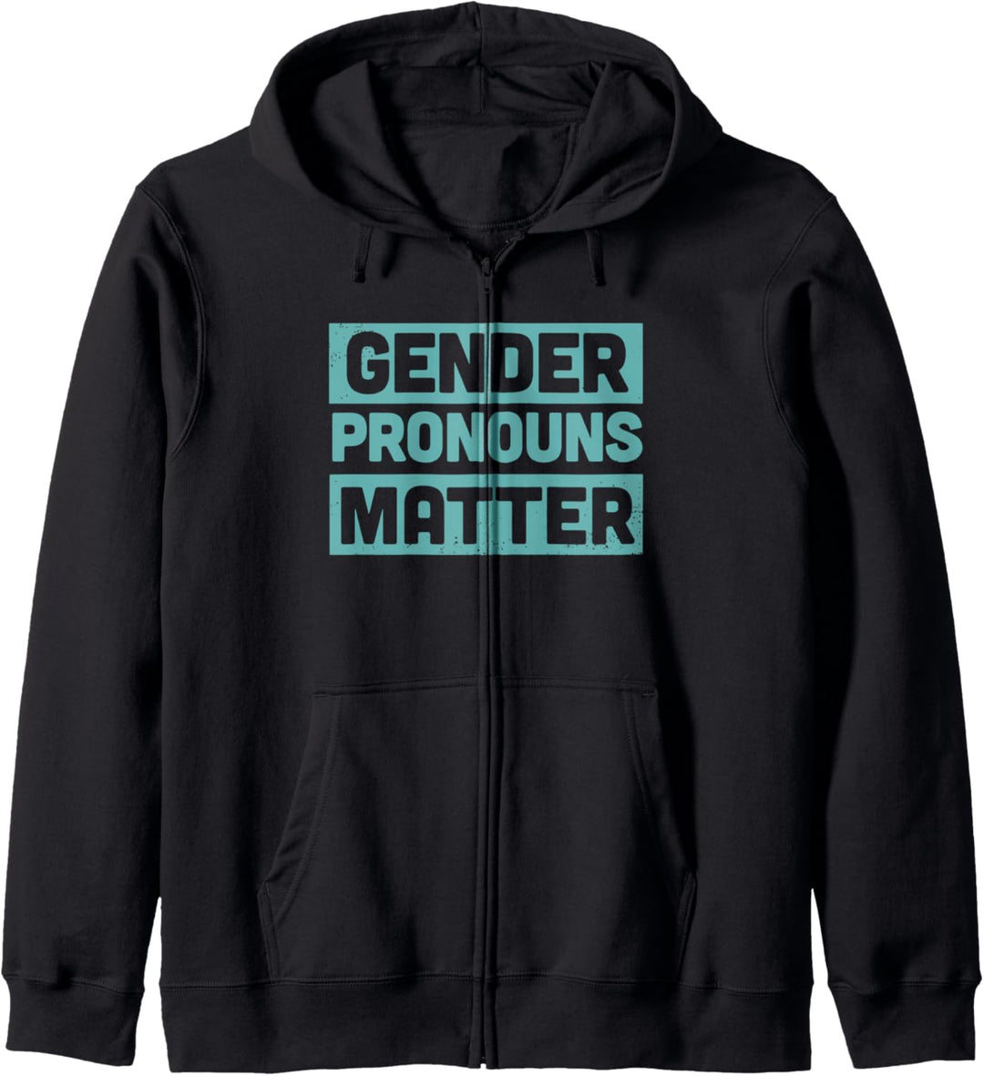 Gender Pronouns Matter Cute Genderfluid Nonbinary Pride Kapuzenjacke