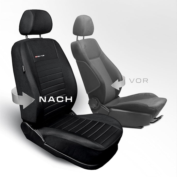 MOTOS Universal-Sitzbezüge Auto für Ford Mondeo Autositzbezüge mit aktivem Airbag-System, dreilagige