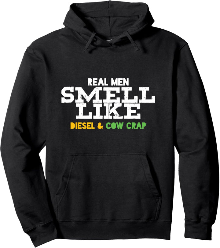 Echte Männer Riechen Nach Sprit Mist Gülle Bauer Geschenk Pullover Hoodie