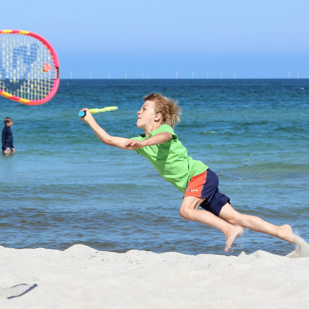 Speedminton® S700 Set – Original Speed Badminton/Crossminton Allround Set inkl. 5 Speeder®, Spielfel