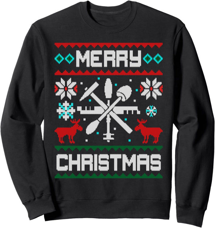 Glaser Zunft Merry Christmas Weihnachten Geschenk Fensterbau Sweatshirt