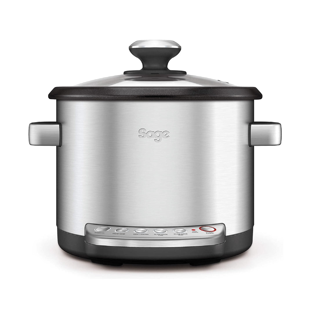 Sage - The Risotto Plus - Multikocher mit Rührfunktion für Risotto - 3,7 L Reiskocher, Dampfgarer, S