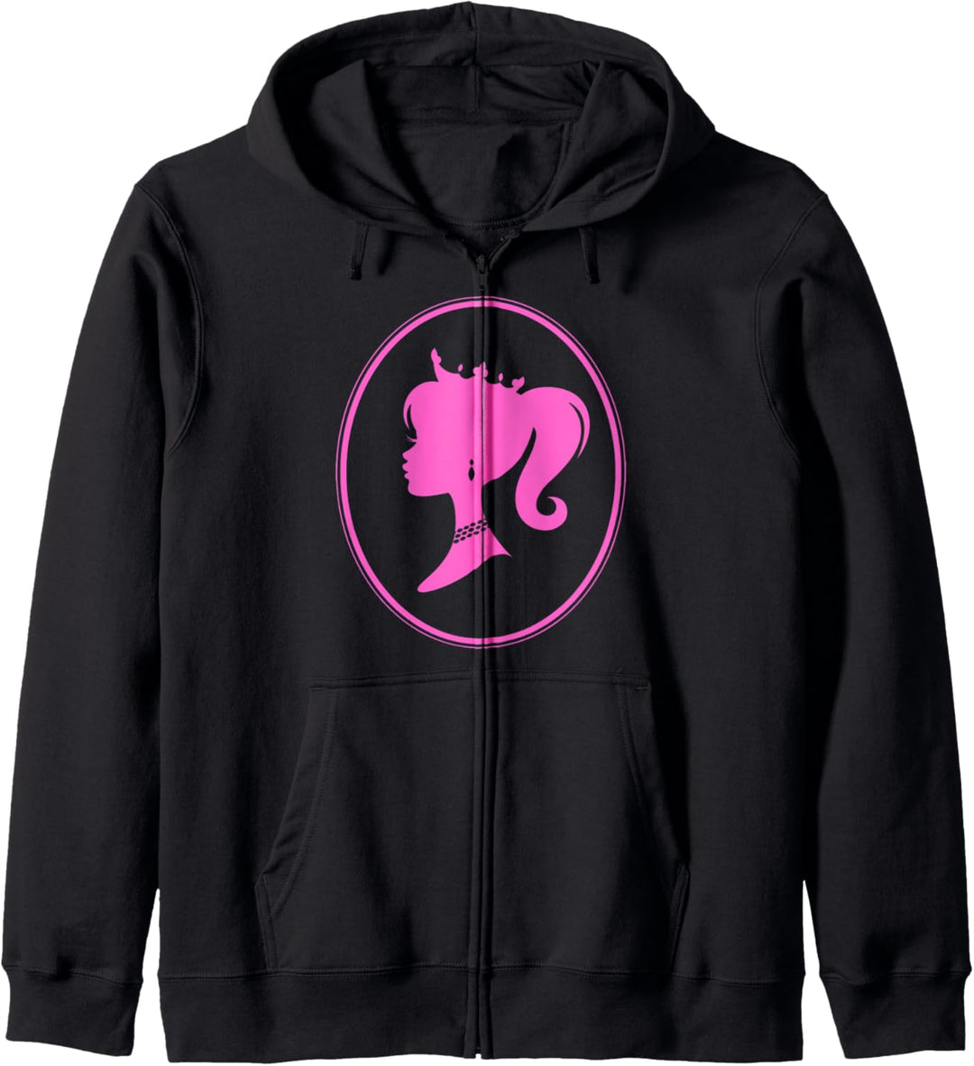 Prinzessin Silhouette Kapuzenjacke