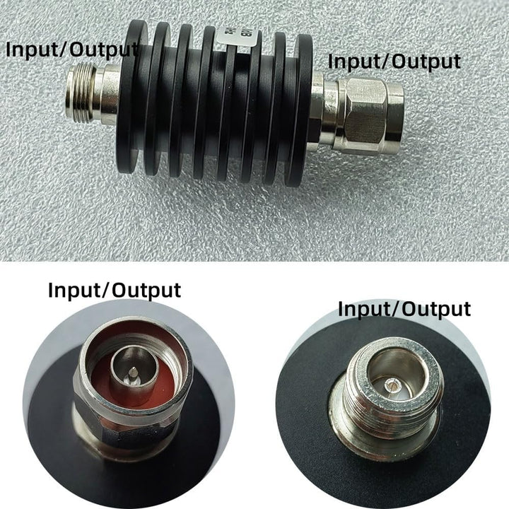 BECEN 25 W N RF Dämpfungsregler 3 GHZ Stecker 1-40 dB wählbar(10dB), 10dB